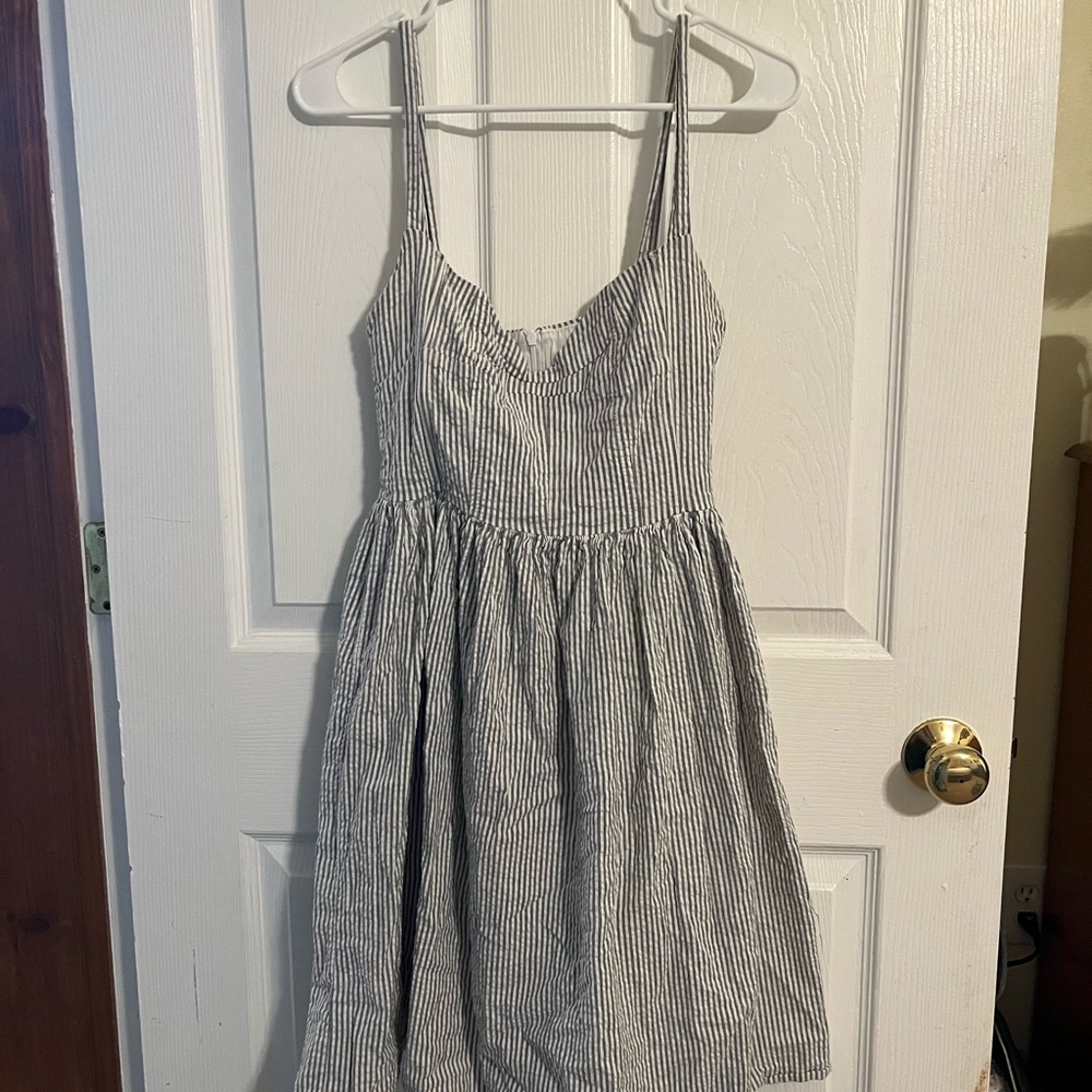 Striped Sleeveless Dress